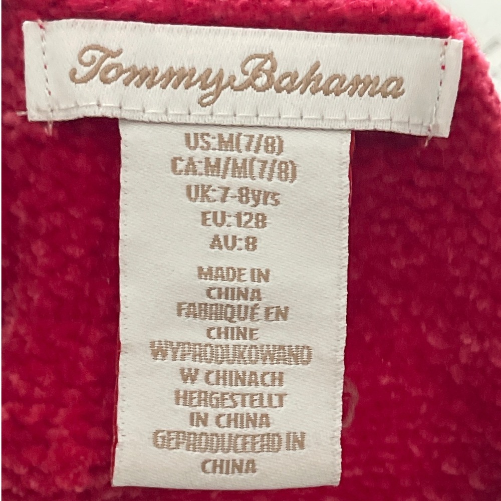Tommy Bahama Kids Red Pullover Sweater Size M(7/8) - Picture 3 of 3